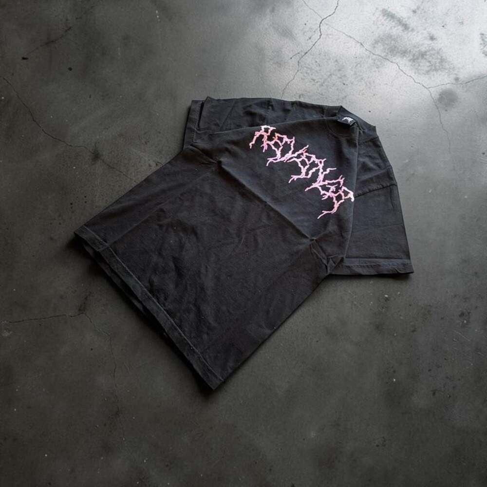 Revenge Pink Lightning Logo Tee
